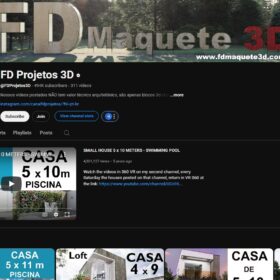 Canal MONETIZADO FD Projetos 3D 493 mil inscritos ‧ 303 vídeos