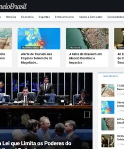 Blog Portal de Notícias Template Premium