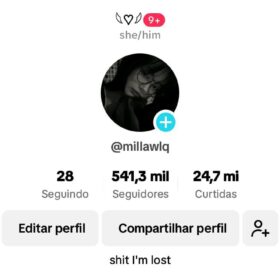 Conta Tiktok Monetizada Com 541 Mil Seguidores