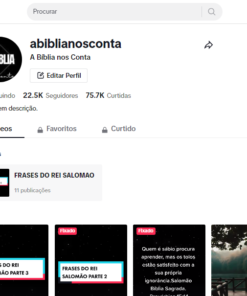 Conta com +de 20k de seguidores organicos