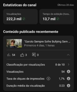 Canal Youtube +6K de Inscritos - Filme recap