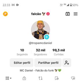 Conta Tiktok 32K de Seguidores