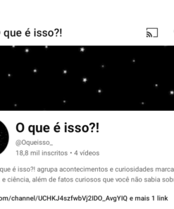 Canal com quase 19K de inscritos, não monetizado (mas quase)
