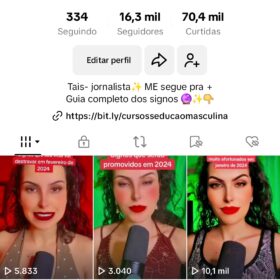 TIKTOK NICHO ESPIRITUALIDADE E SIGNOS - 16,3K Seguidores