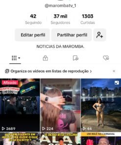 Conta do TikTok 37k de seguidores