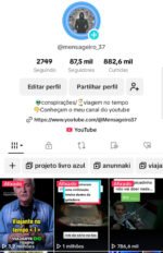 Canal tiktok barato demais com 87,5k de seguidores- de teorias de conspiração e curiosidades - Imagem 2