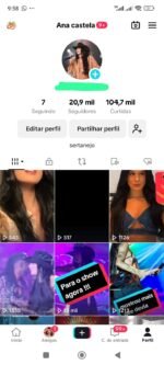 CONTA DO TIK TOK 22k ENGANJAMENTO MUITO BOM - Monetizado