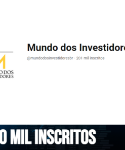 Canal Youtube - Investimentos - 200 mil Inscritos