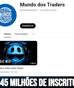 Canal Youtube - Bolsa de Valores - 1,44 milhões de Inscritos