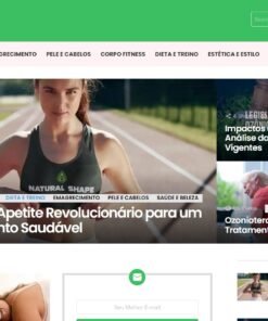 Blog Saúde e Beleza com Template Premium e Domínio de 16 anos
