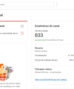 Canal de Dicas e Tutoriais Com 833 Inscritos