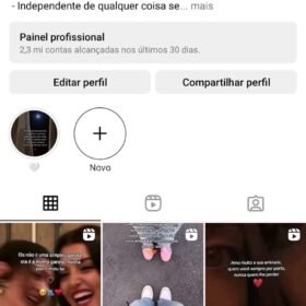 Instagram 923 publicações 263 mil seguidores