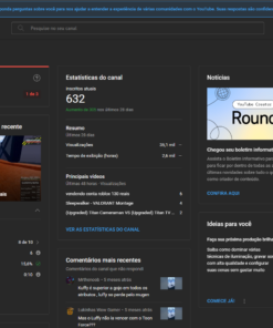 YOUTUBE 632 INSCRITOS COM 1 STRIKE