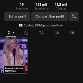 Conta de 151k Tik Tok Monetizada e Engajada