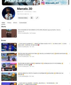 Canal do YouTube 1100 Inscritos - comunidade GTA rp e free fire