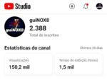 CANAL DO YOUTUBE DO GUIZIN 2,42k