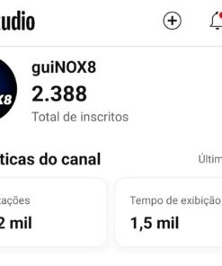 CANAL DO YOUTUBE DO GUIZIN 2,42k
