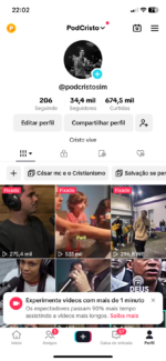 CONTA TIK TOK 34K MONETIZADA CONTEUDO MOTIVACIONAL - Imagem 2