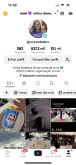 Conta no tiktok 826k monetizada