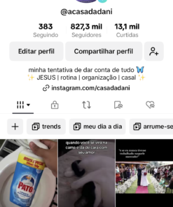 Conta no tiktok 826k monetizada
