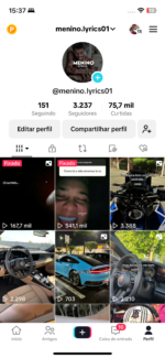 CONTA NO TIK TOK DE +3 MIL SEGUIDORES 80MIL CURTIDAS - Imagem 2