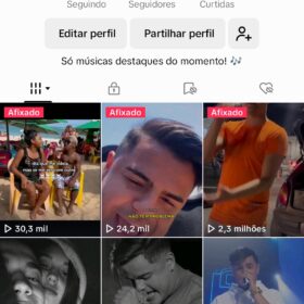 CANAL TIKTOK COM +27K DE SEGUIDORES, COM VIDEO DE 2,7 MILHÕES E VIEWS