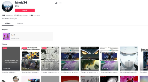 Imagem da conta à venda