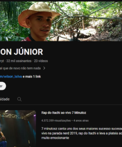 Canal Youtube 32k de Inscritos