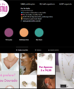 Instagram de Semijoias com 13 Mil Seguidores