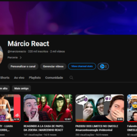 CANAL DO YOUTUBE 320MIL INSCRITOS NÃO MONETIZADO