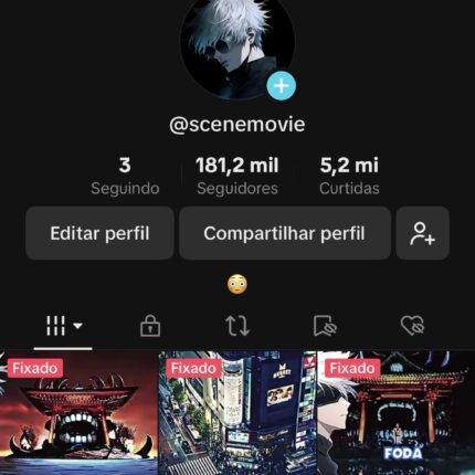 CONTA DO TIKTOK MONETIZADA 181k