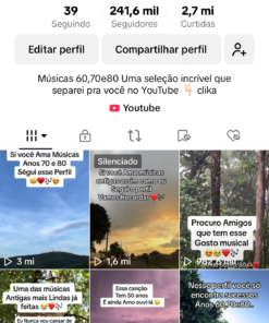 Página Tiktok Monetizada 241K de Seguidores