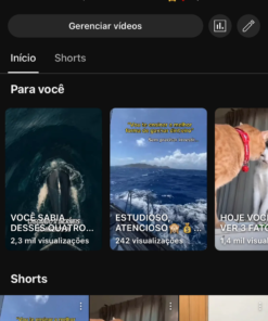 Canal No YouTube 5.500 inscritos, sem strikes, sem restrições