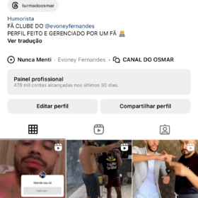 PERFIL INSTAGRAM COM QUASE 300k ( ÓTIMA OPORTUNIDADE)