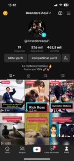 CONTA TIKTOK MONETIZADA 57,6K