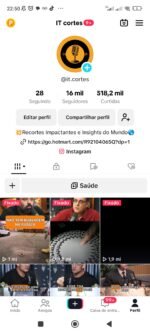 Tiktok MONETIZADO 16K INSCRITOS