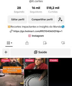 Tiktok MONETIZADO 16K INSCRITOS