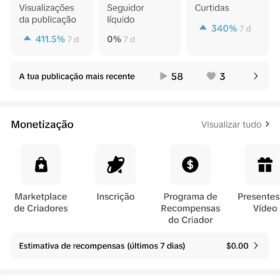 Tiktok quase monetizado