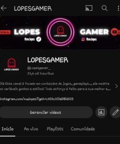 CANAL GAMER COM MAIS DE 23 MIL INSCRITOS