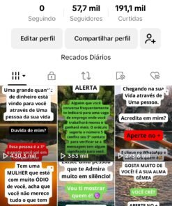 conta tiktok 57k de seguidores/ MONETIZADA