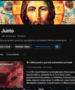 Canal dark de oração quase monetizado com 1.02k de inscritos - sem nenhum problema
