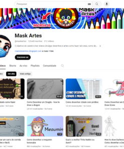 Canal de Tutoriais de Desenho com 1500 Inscritos