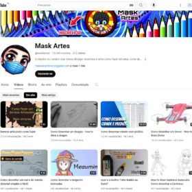 Canal de Tutoriais de Desenho com 1500 Inscritos