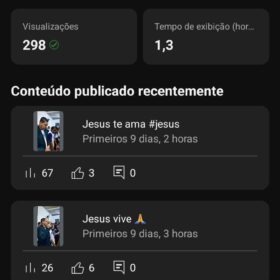 Canal  - 180 seguidores pronto pra ser monetizado