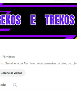 CANAL COM 1.290 INSCRITOS 100% ORGÂNICO e videos autorais Nicho em serralheria, Elétrica e motores.