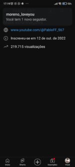 Canal do YouTube (Free Fire) 13,2 mil inscritos • 149 vídeos - Imagem 6