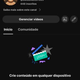 Canal Youtube 448 Inscritos