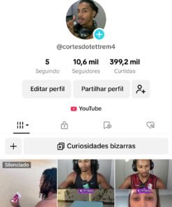 Conta grande no tiktok 10,7 Mil seguidores
