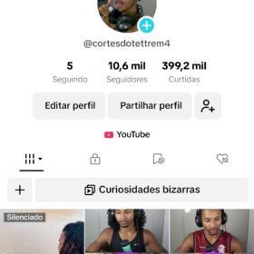 Conta grande no tiktok 10,7 Mil seguidores