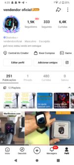 Vendo conta do Kwai 1900 Seguidores